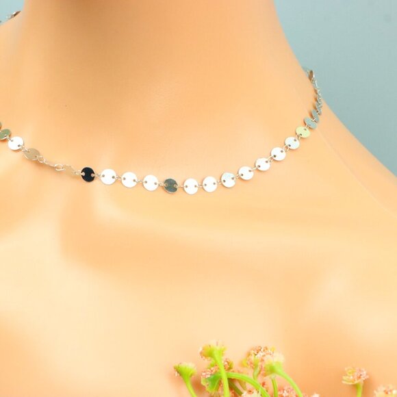 Delicate & Contemporary Necklace Chain, A Lovely Choice for Women, EVCH1552 - Picture 3 of 10